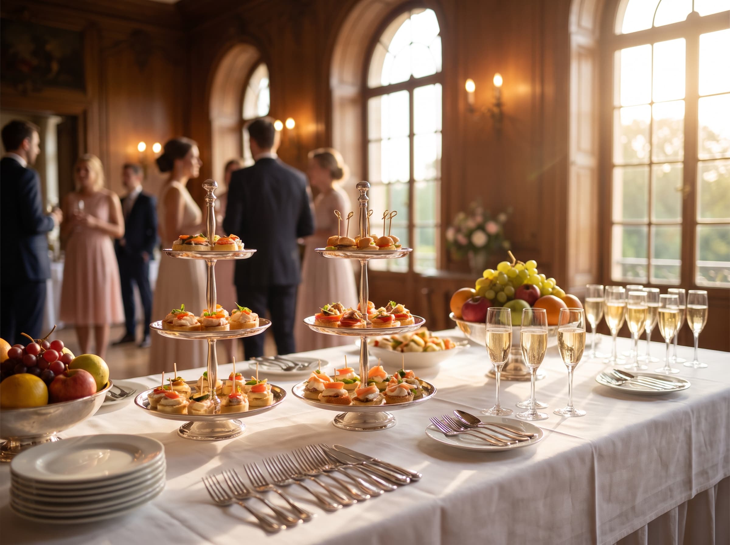 Grand Feast buffet setup