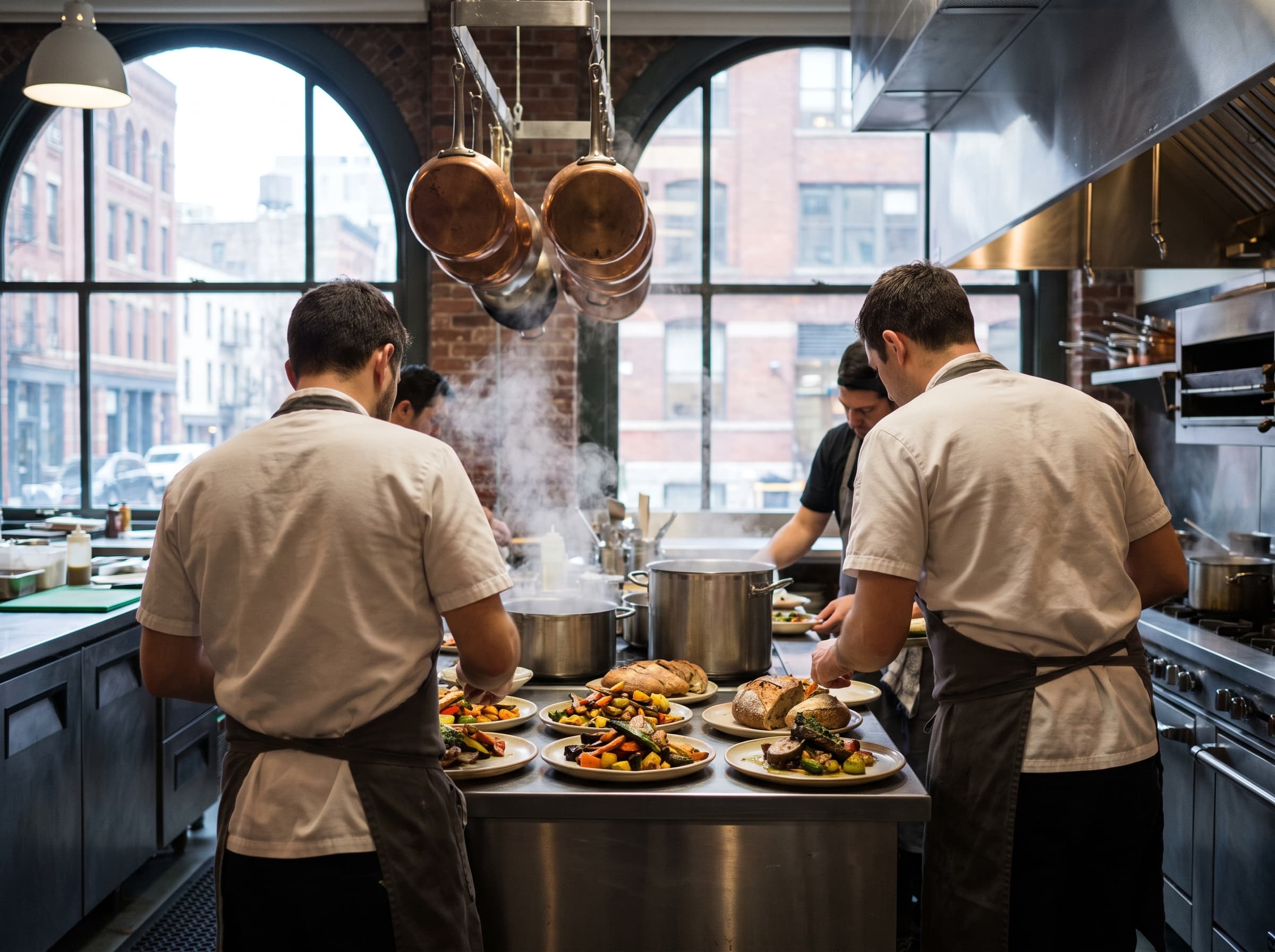 Harvest Table commercial kitchen